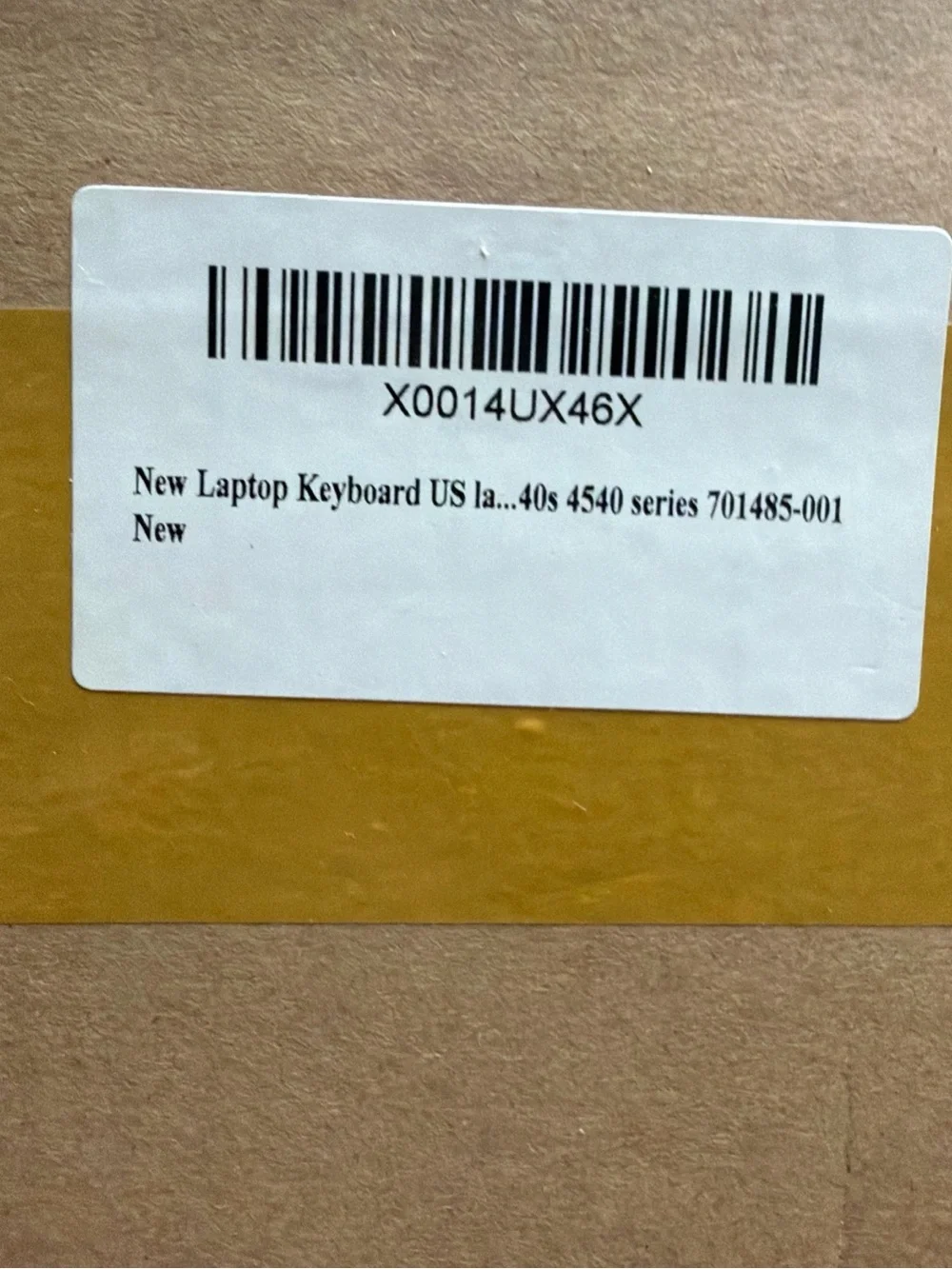 Hp Probook 4540s 4545s 4740s 4745s 701485-001 Keyboard Us Black